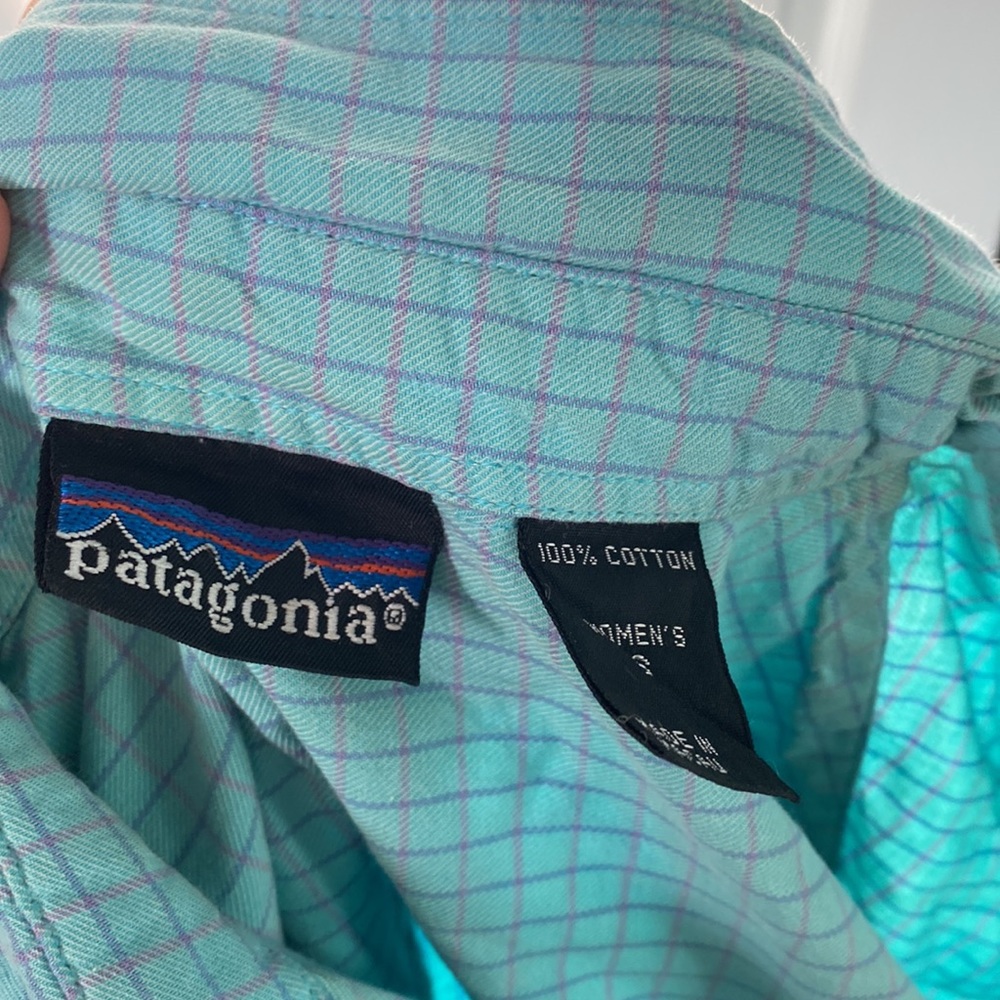 Patagonia Aqua flannel/plaid shirt